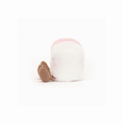 Jellycat Pink and White Marshmallows UK | 57196HNSL